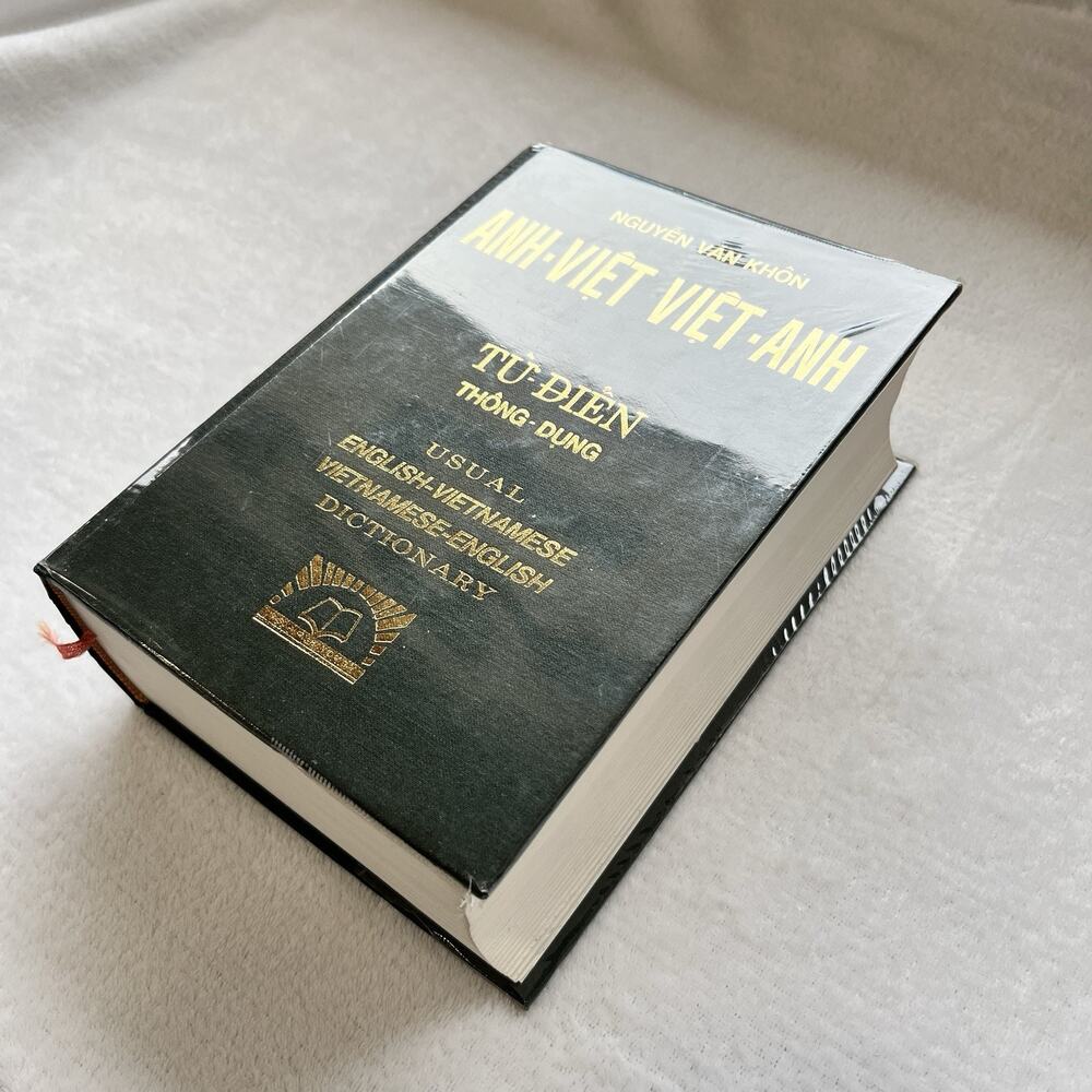 Vietnamese English Dictionary Nguyen Van Khon Anh Viet Viet-Anh Usual 1987 - Picture 11 of 11